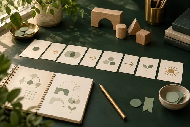 Illustrative planning materials for developing a training framework.